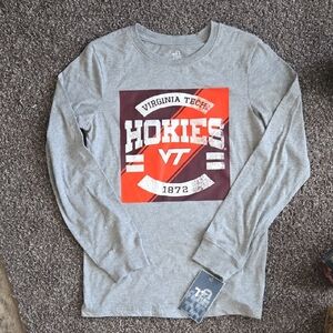 Virginia Tech Hokies Gray Long Sleeve Tee